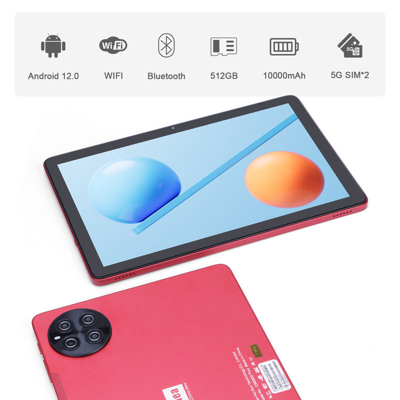 C ý tưởng Kids Tablet với RAM 8GB 512GB ROM Android Tablet PC với Keyboard CM8800plus