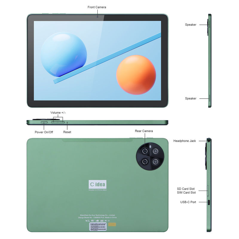 C ý tưởng 10.1 inch máy tính bảng giáo dục cho sinh viên với chuột bàn phím 2 SIM CM8800plus