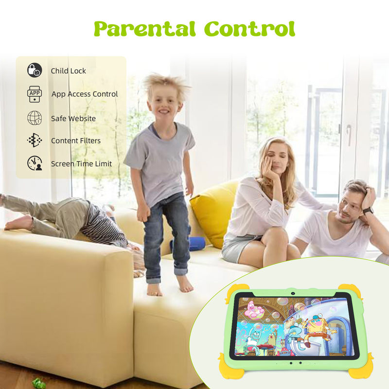 C Idea Kids Tablet 10.1 Inch Android Tablet PC Với Vỏ Bảo vệ Mắt 1280 * 800 Màn hình cài đặt trước IWAWA Cho Giáo dục