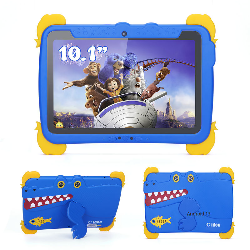 C ý tưởng Kids Tab 10.1inch Android 13 Tablet cho trẻ em 4GB RAM 64GB ROM Bảo vệ mắt màn hình cảm ứng cho trẻ em 3-8 tuổi