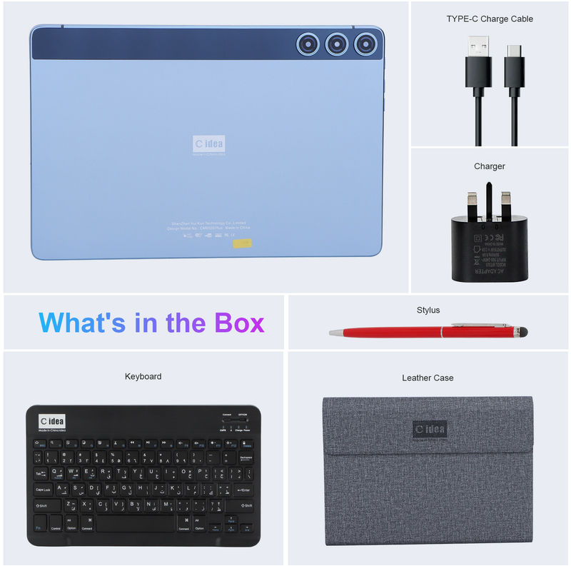 C ý tưởng WIFI Smart 10 Inch Tablet PC với bàn phím và Case 2 SIM hỗ trợ cho sinh viên CM8500