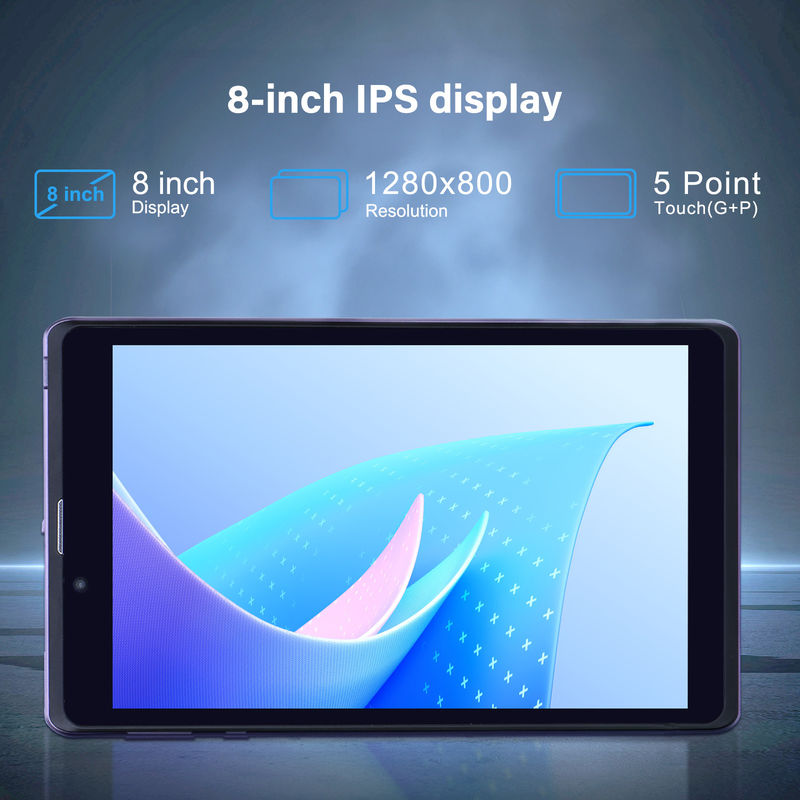 C Idea Portable 8 In Android Tablet PC 8GB RAM 512 GB Android 12 Tablet IPS HD Hiển thị Quad Core CM818-Violet