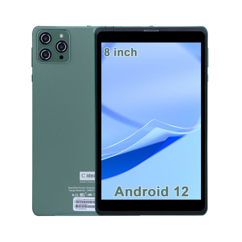 C ý tưởng 8 Inch Android Tablet PC Với Android 12 OS Quad Core CPU 8GB RAM 512GB Lưu trữ IPS HD Display CM818-Xanh