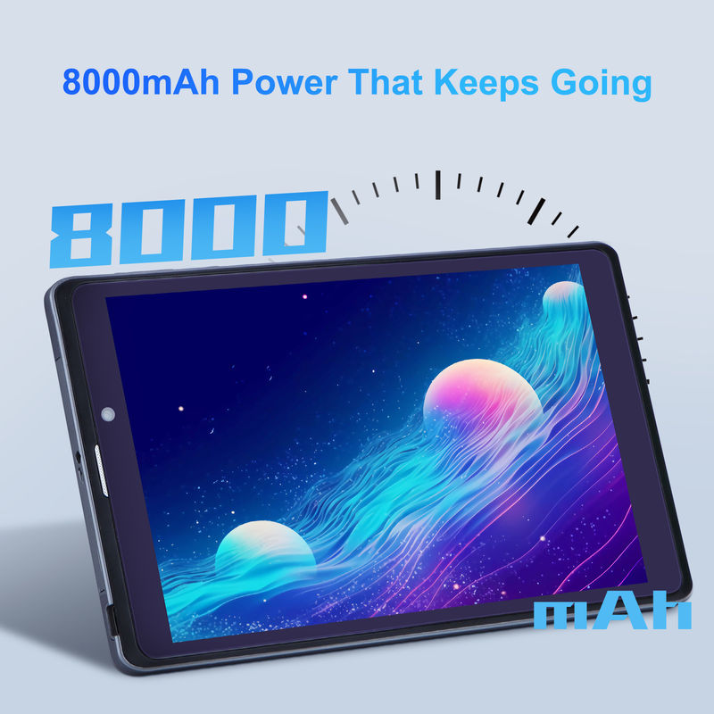 C ý tưởng Android Tablet PC Camera kép 8 inch 1280x800 IPS HD hiển thị Android 12 Tablet cho sinh viên CM818-Xám