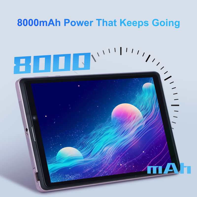 C ý tưởng 8 inch Android 12 Tablet 8000mAh Pin 5 + 8MP Camera 8GB RAM 512GB ROM cho giáo dục Học tập CM818-hồng