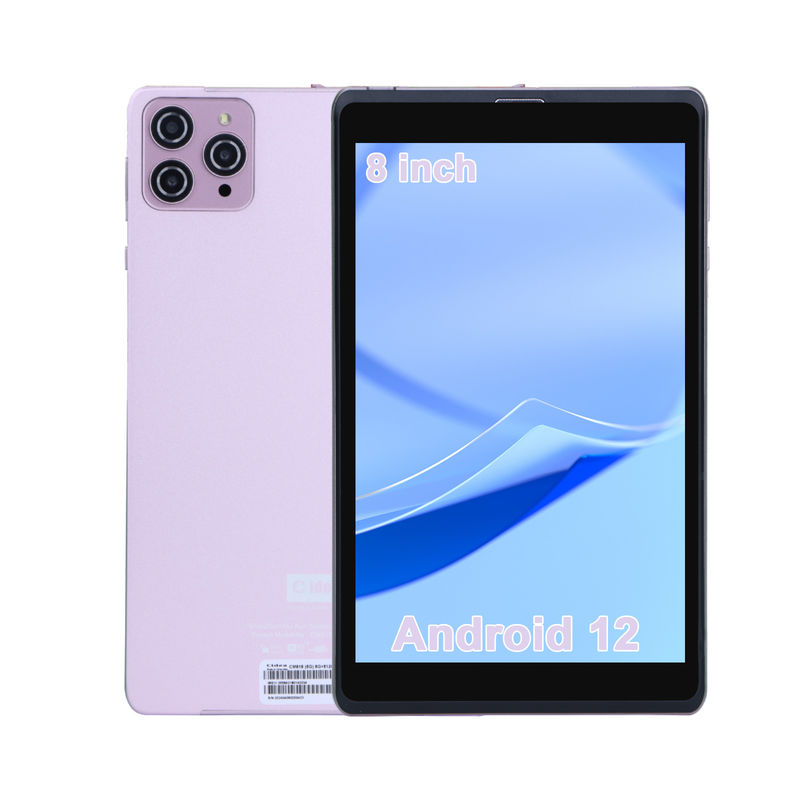 C ý tưởng 8 inch Android 12 Tablet 8000mAh Pin 5 + 8MP Camera 8GB RAM 512GB ROM cho giáo dục Học tập CM818-hồng