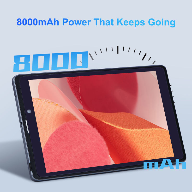 C ý tưởng Android Tablet PC Camera kép 8 inch 1280x800 IPS HD hiển thị Android 12 Tablet cho thanh thiếu niên CM818-Xám