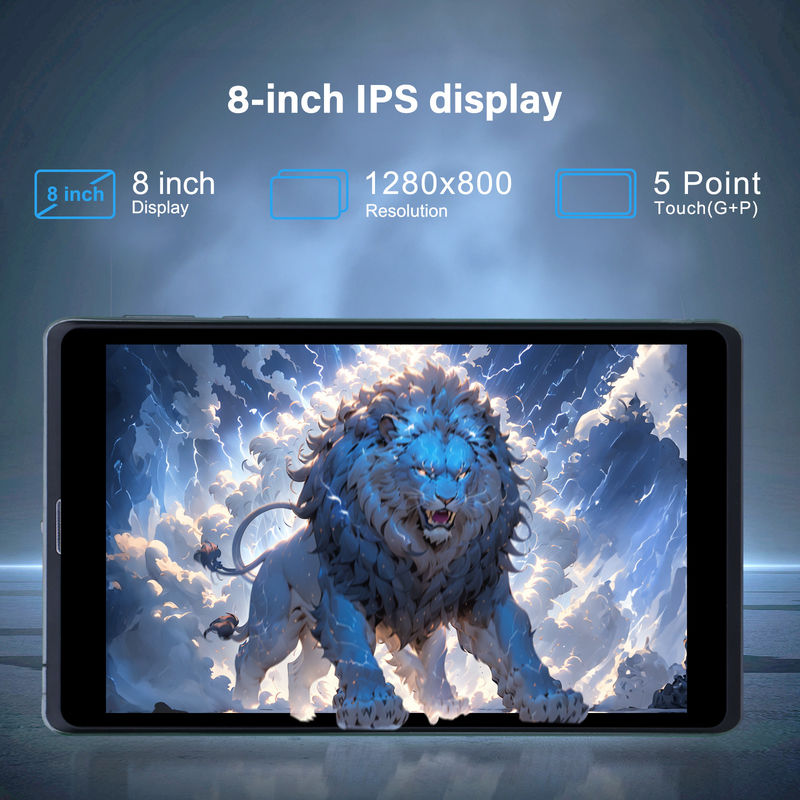 C ý tưởng Android Tablet PC Camera kép 8 inch 1280x800 IPS HD hiển thị Android 12 Tablet cho thanh thiếu niên CM818-Xám
