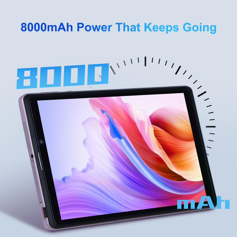 C ý tưởng 8 inch Android 12 Tablet 8000mAh Pin 5 + 8MP Camera 8GB RAM 512GB ROM cho giáo dục Học tập CM818-hồng