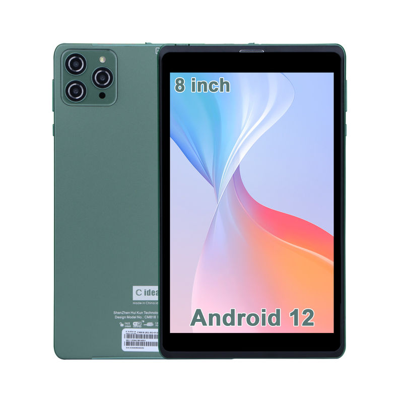 C ý tưởng 8 Inch Android Tablet PC Với Android 12 OS Quad Core CPU 8GB RAM 512GB Lưu trữ IPS HD Display CM818-Xanh