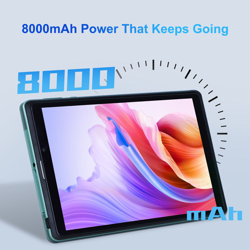C ý tưởng 8 Inch Android Tablet PC Với Android 12 OS Quad Core CPU 8GB RAM 512GB Lưu trữ IPS HD Display CM818-Xanh