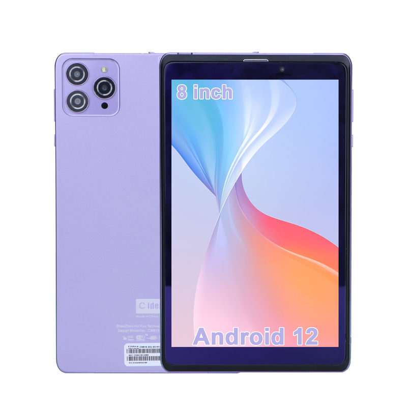 C Idea Portable 8 In Android Tablet PC 8GB RAM 512 GB Android 12 Tablet IPS HD Hiển thị Quad Core CM818-Violet