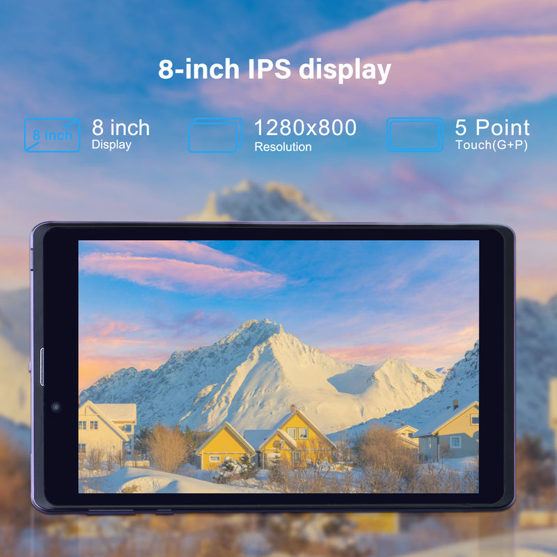 C Idea Portable 8 In Android Tablet PC 8GB RAM 512 GB Android 12 Tablet IPS HD Hiển thị Quad Core CM818-Violet
