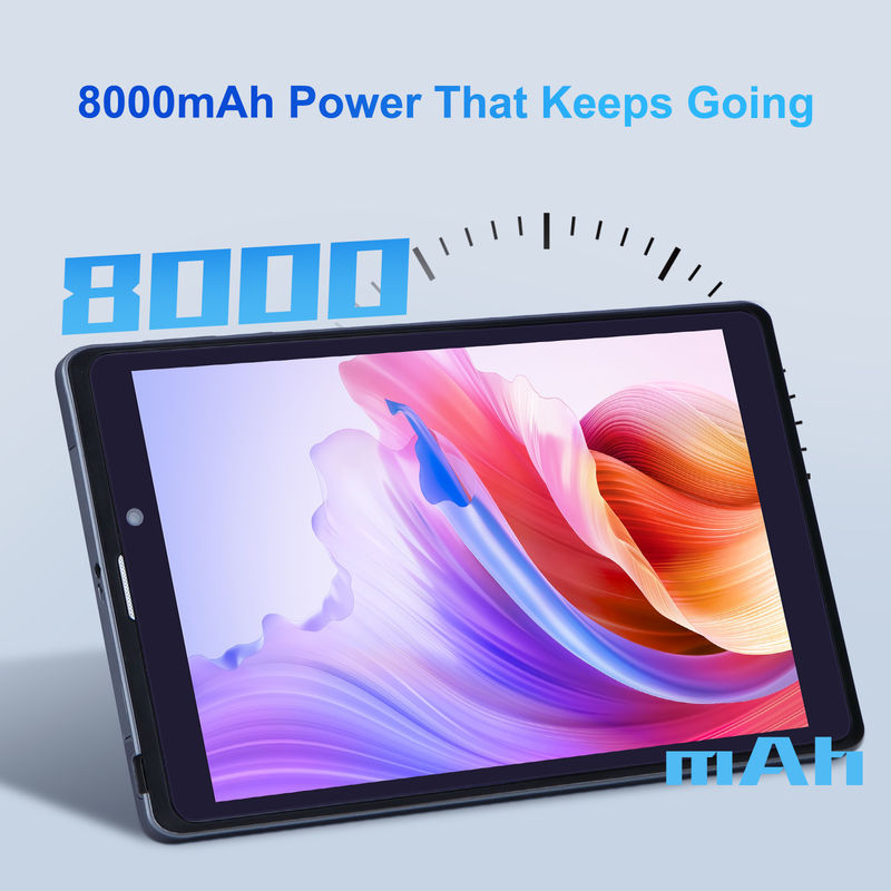 C ý tưởng Android Tablet PC Camera kép 8 inch 1280x800 IPS HD hiển thị Android 12 Tablet cho sinh viên CM818-Xám