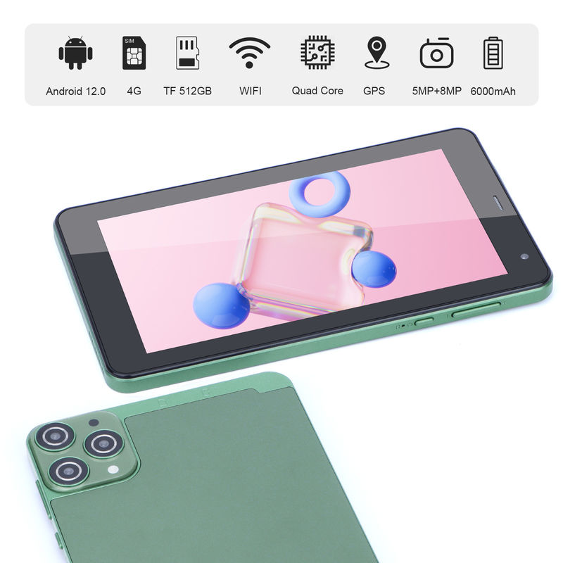 C Idea 7 Inch Android Tablet 6 + 128GB Quad Core Touch Screen Tablet Cho Studenet CM515 ((Xanh)