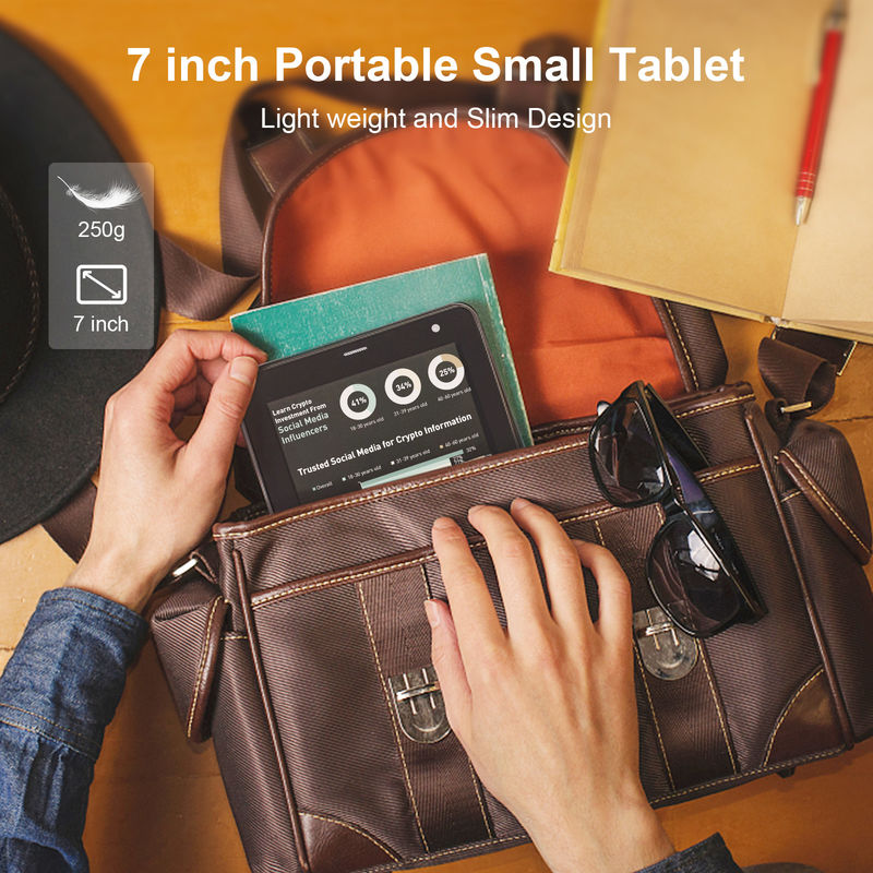 C Idea 7 Inch Small Tablets Quad Core WiFi 5G Android Tablet PC Cho Giáo dục CM515 ((Đỏ)