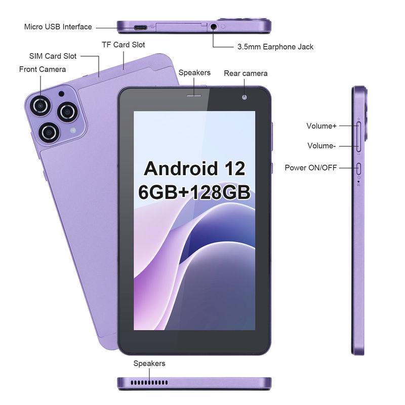 C Idea 7 Inch Android Tablet 512gb Quad Core Smart Tablet PC cho sinh viên Cm515