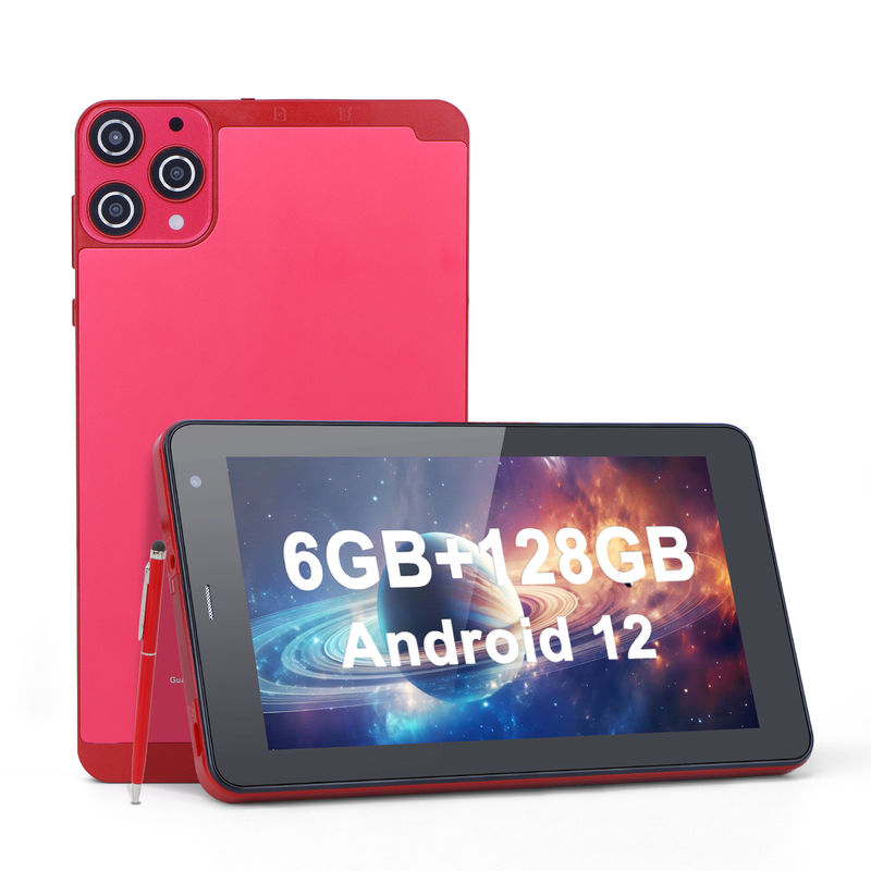C Idea WiFi 5G Tablet 7 Inch Tablets 6+128GB Quad Core Touch Screen For Education CM515 ((Mắt đỏ)