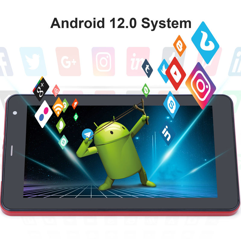 C Idea WiFi 5G Tablet 7 Inch Tablets 6+128GB Quad Core Touch Screen For Education CM515 ((Mắt đỏ)