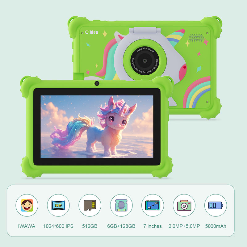 C Idea 7 Inch WIFI Kidspad Hệ thống Android 6+128GB Tablet For Kids với vỏ chứng CM88