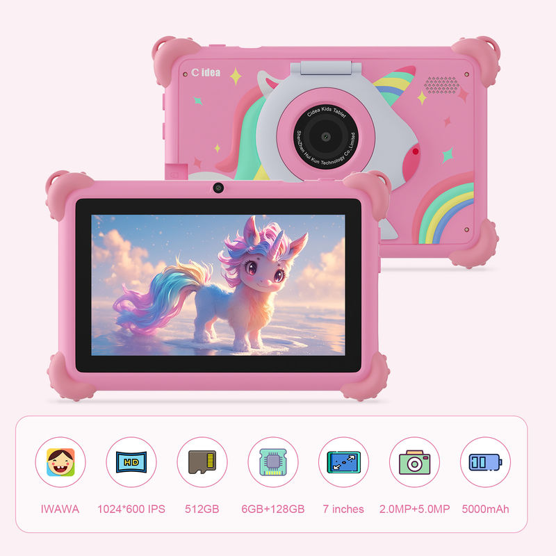 C Idea Tablet giáo dục cho trẻ em màn hình cảm ứng 7 inch với vỏ bảo vệ CM88