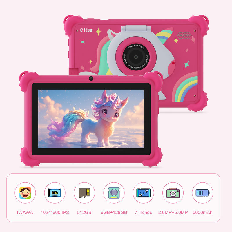 C Idea 7 Inch Android Smart Tablet PC cho trẻ em với mở rộng 512GB trẻ em APP CM88