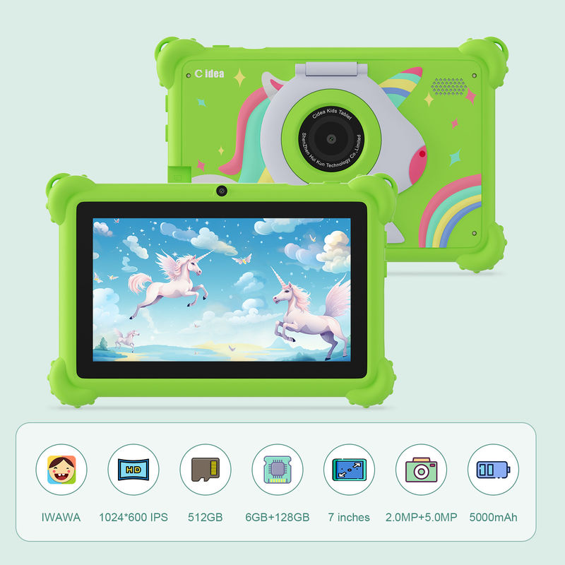 C ý tưởng Tablet trẻ em 2024 vui chơi giáo dục với màn hình HD và vỏ bảo vệ Tablet CM88