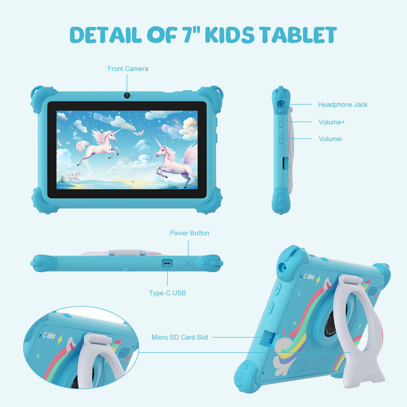 C ý tưởng 2024 Kids Tablet Hiệu suất cao học tập và chơi Tablet giáo dục CM88