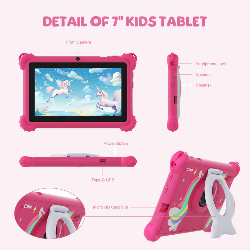 C ý tưởng 2024 Kids Learning Tablet Màn hình HD sáng và các ứng dụng giáo dục bao gồm CM88