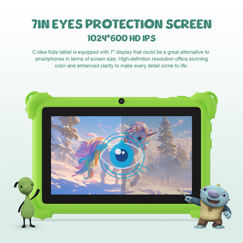 C ý tưởng 2024 Kids Learning Tablet Android 12 Ứng dụng được tải sẵn và thiết kế bền vững CM88