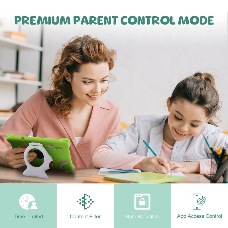 C ý tưởng 2024 Kids Learning Tablet Android 12 Ứng dụng được tải sẵn và thiết kế bền vững CM88