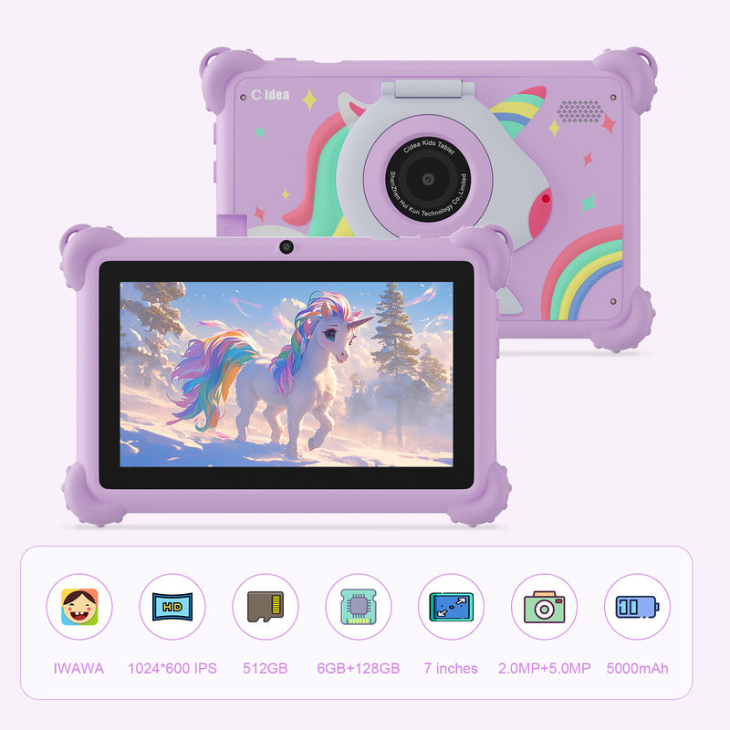 C ý tưởng 2024 Kids Tablet Quà lý tưởng với Android 12 Ứng dụng giáo dục và Case bền Tablet Kidspad CM88