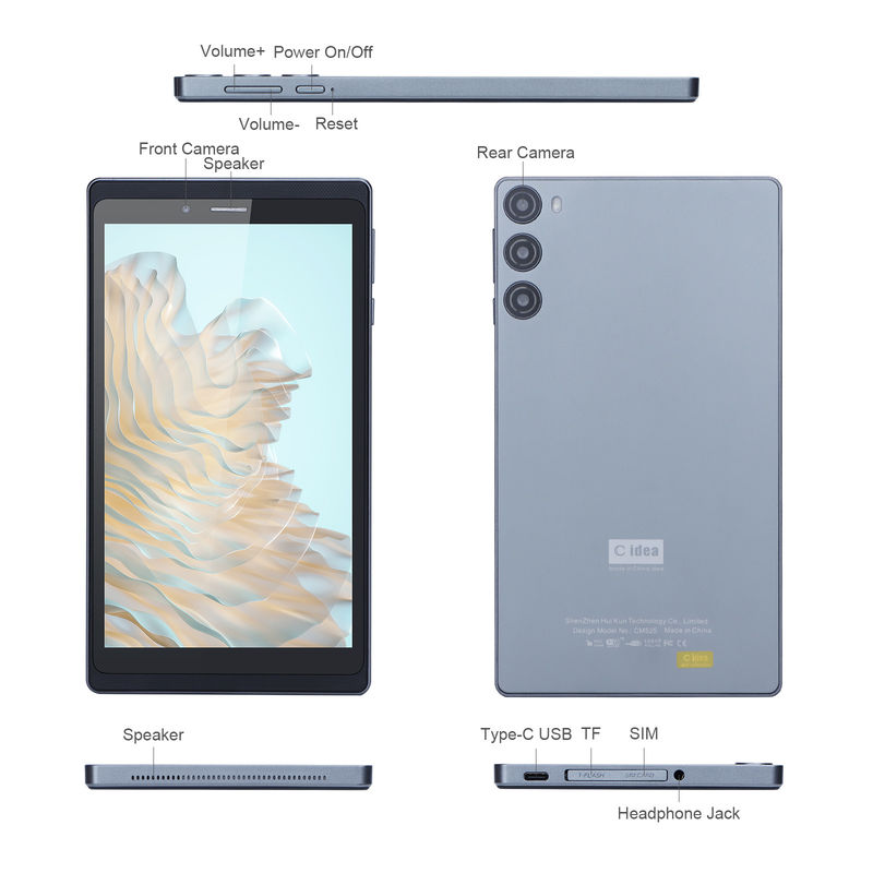 C Idea Android 12 Tablet 7 Inch Tablet Giáo dục Cho Học sinh Với Stylus CM525