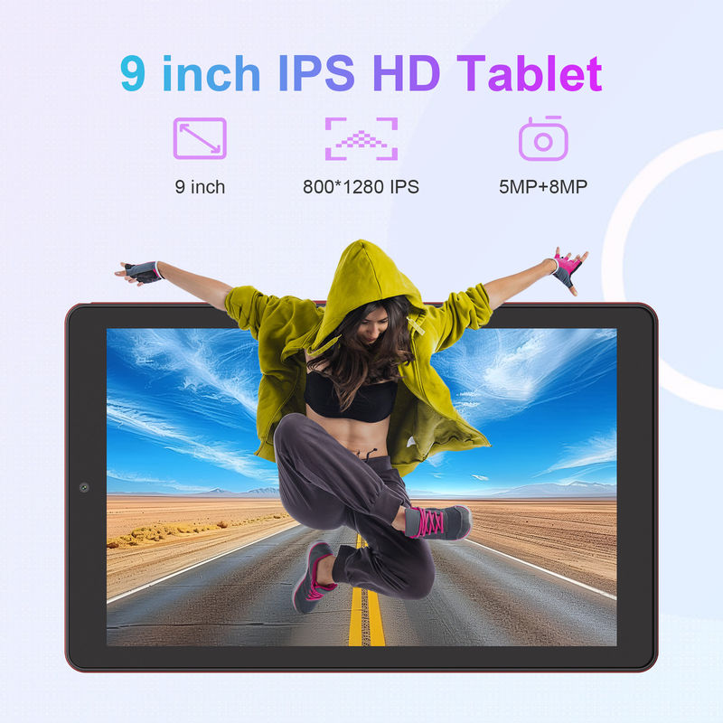 C Idea 9 Inch Quad Core Tablet 800x1280 IPS Screen Android Tablet Với bút CM935 Đỏ