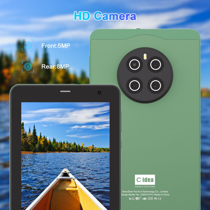 C Idea 7 Inch Tablet Với SIM Wifi Android Smart Tablet PC Cho Giáo dục CM518 Pro Xanh