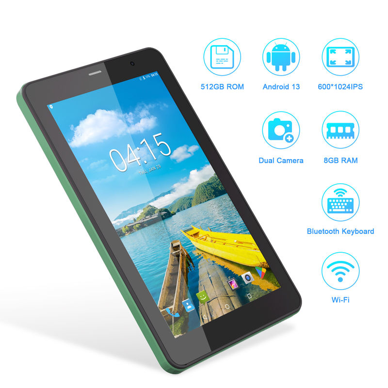 C Idea 7 Inch Tablet Với SIM Wifi Android Smart Tablet PC Cho Giáo dục CM518 Pro Xanh