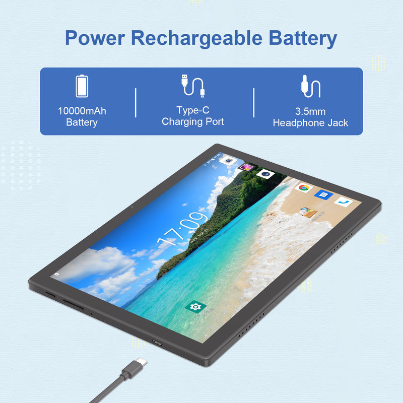 C Idea 10.1 Inch Wifi Android Tablet giáo dục với Sim hỗ trợ bàn phím M8200 Plus màu đen
