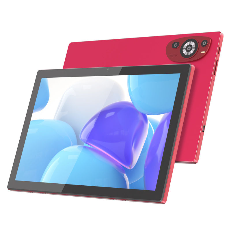 C Idea 10.1 Inch Android 14 Smart Tablet PC Với Hỗ trợ Sim Đối với thanh thiếu niên CM8200Plus màu đỏ