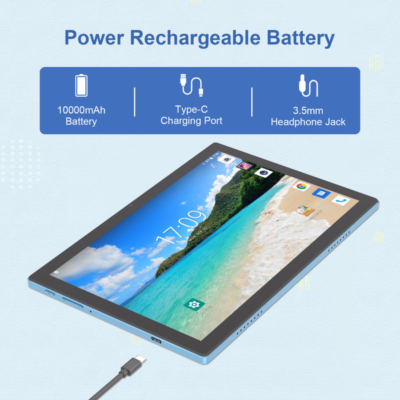 C Idea Android 14 màn hình cảm ứng 10.1 inch Tablet với bàn phím và bút CM8200plus màu xanh