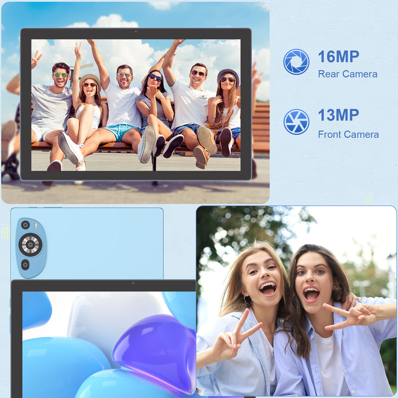 C Idea Android 14 màn hình cảm ứng 10.1 inch Tablet với bàn phím và bút CM8200plus màu xanh