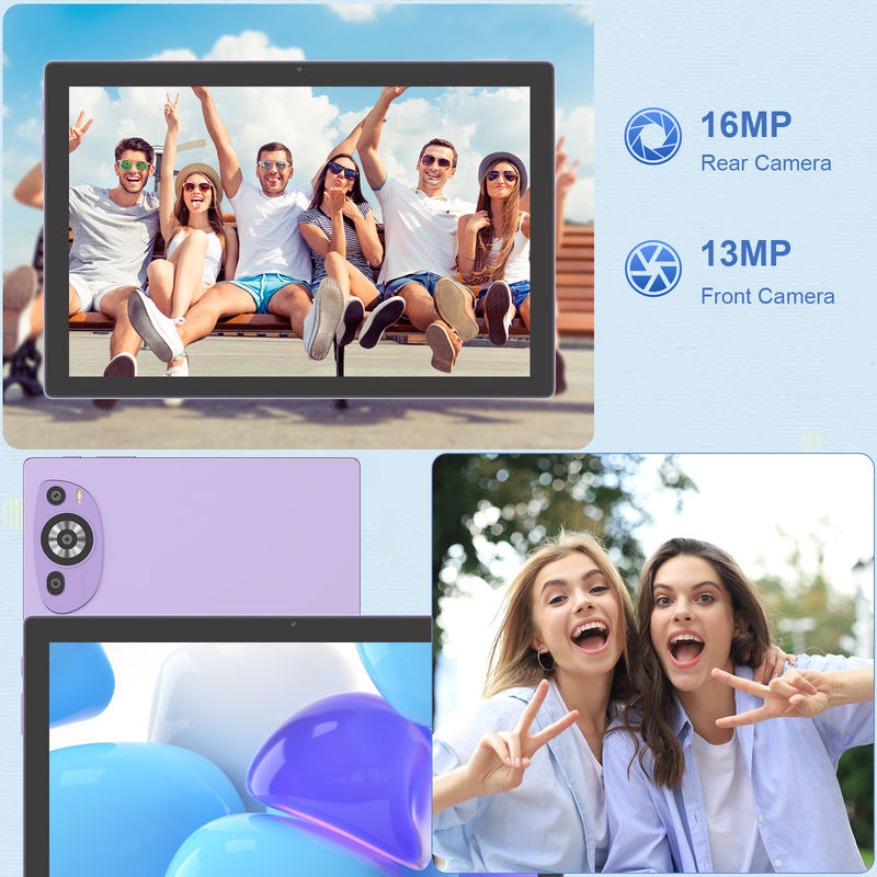 C Idea Android 14 Tab 512GB Tablet giáo dục cho sinh viên với bàn phím Cm8200plus màu tím