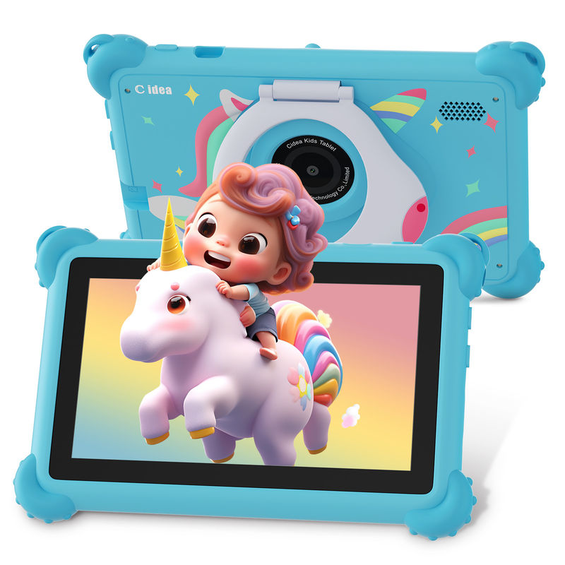 Máy tính bảng mới nhất C Idea 4+32GB Android 13 Tablet Kidspad với APP giáo dục CM91 màu xanh