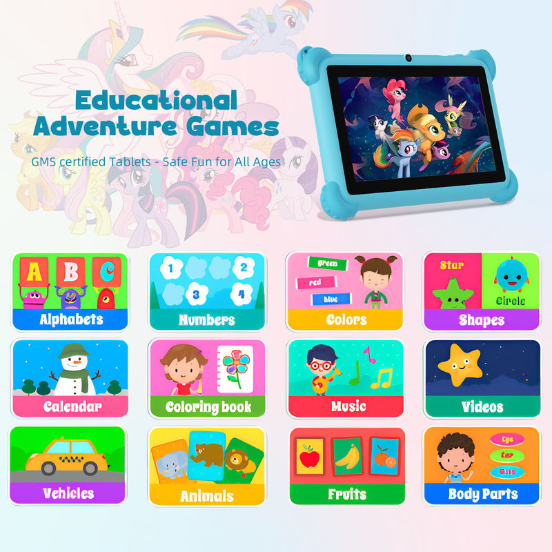 Máy tính bảng mới nhất C Idea 4+32GB Android 13 Tablet Kidspad với APP giáo dục CM91 màu xanh