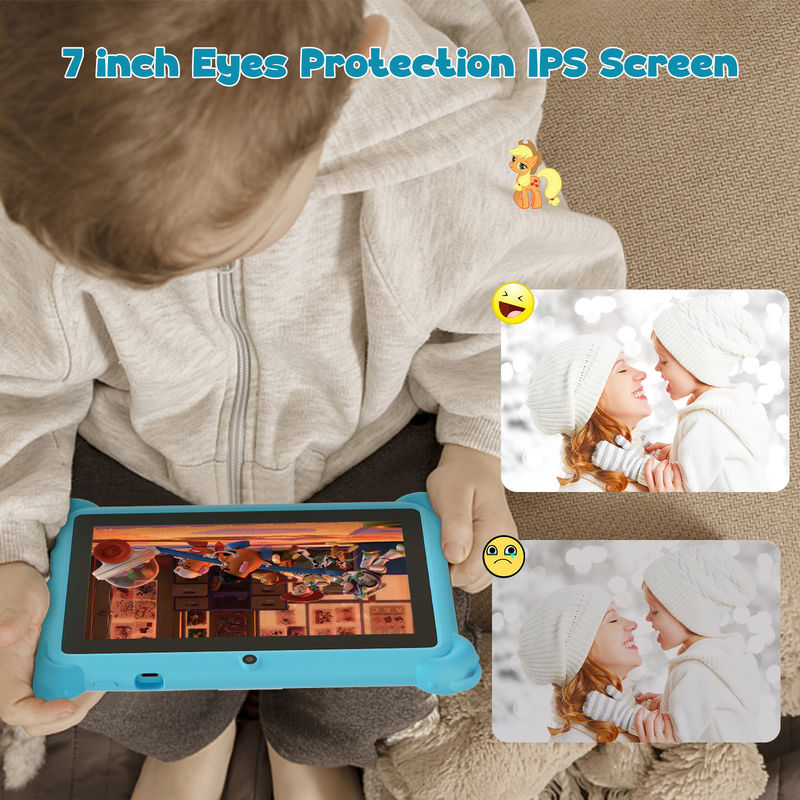 Máy tính bảng mới nhất C Idea 4+32GB Android 13 Tablet Kidspad với APP giáo dục CM91 màu xanh