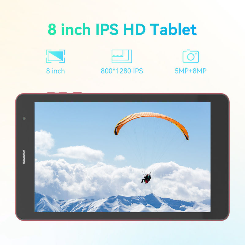 C Idea Factory 8 inch 800*1280hd IPS màn hình cảm ứng 8+512gb 8000mah Camera kép Android Tablet Pc Với Sim Đối với sinh viên CM828 Đỏ