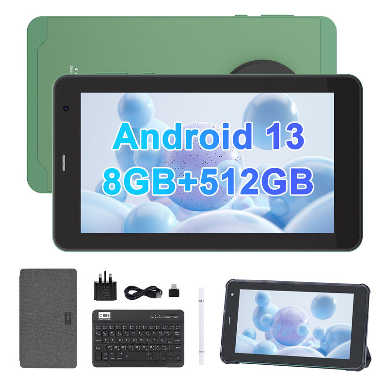 C Idea 7 Inch Tablet Pc Android 13, 8+512gb với Sim-Compatible Smart Tablet Đối với sinh viên