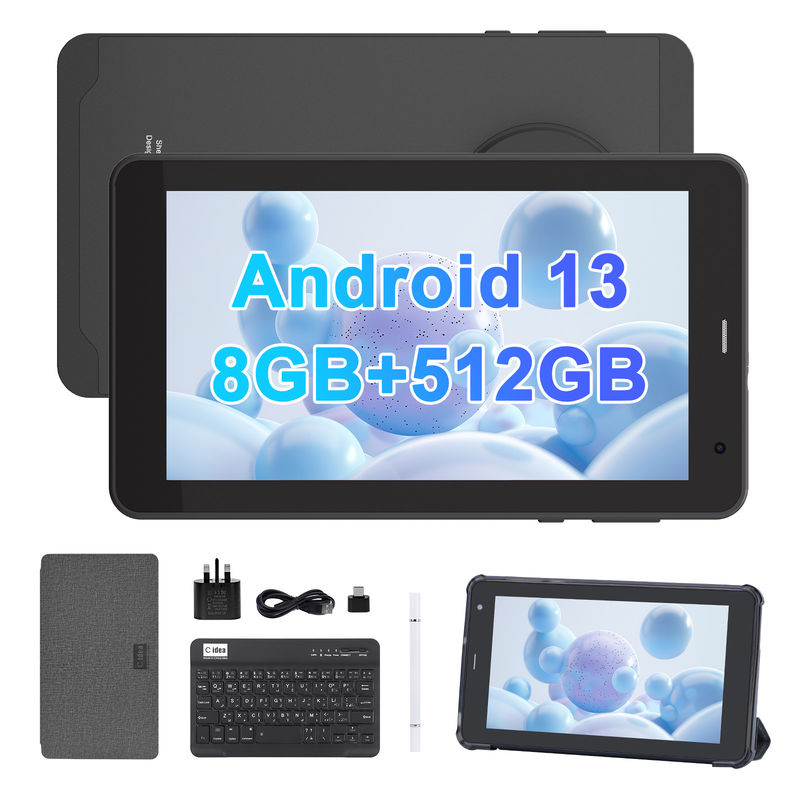 C Idea 7 Inch Tab, RAM 8GB, 512GB Storage, SIM Slot, máy tính bảng Android 13 cho sinh viên