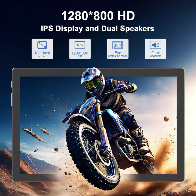 C Idea WIFI Android 14 TF Cất trữ 512GB Máy tính bảng màn hình cảm ứng với bàn phím và chuột CM8200plus Xanh