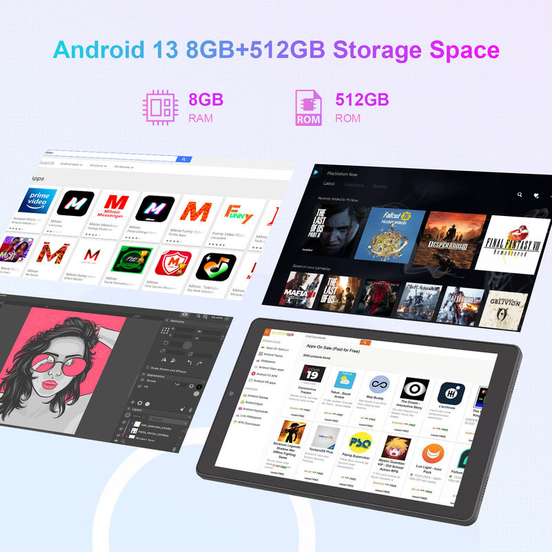 C Idea Android Tablet 800x1280 IPS Screen 9 IN Smart Tablet PC Với Sim Cho Giáo dục CM935 Đen
