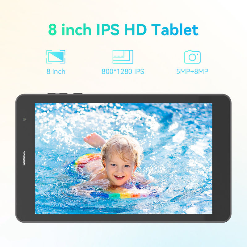 C Idea Quad Core Android Tablet Đồ cầm tay 8 inch Tablet cho sinh viên Với bàn phím CM828 Đen